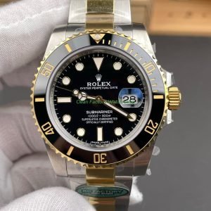 RC Factory Counterweight Rolex Submariner Date 116613LN 40mm Half Gold Black Dial 4 RC Factory Counterweight Rolex Submariner Date 116613LN 40mm Half Gold Black Dial 11 Clean Factory Watch