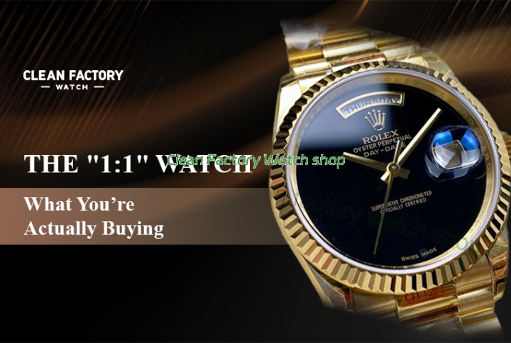 The “1:1” Watch: What You’re Actually Buying
