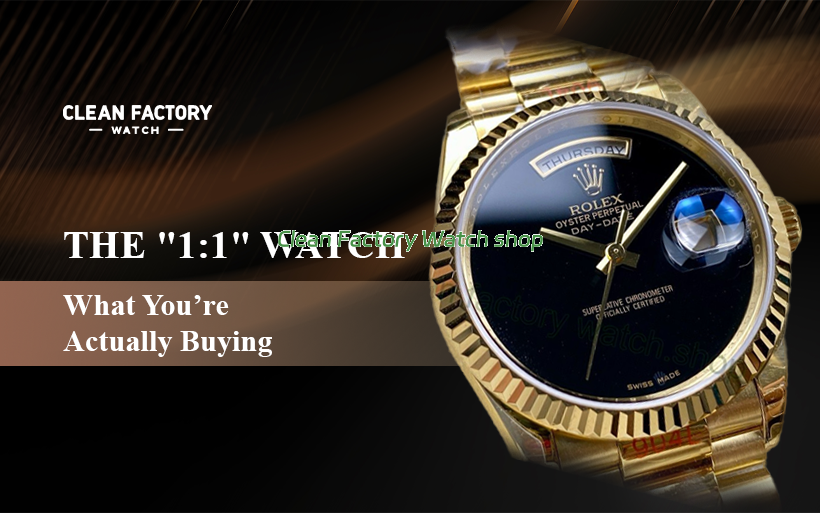 The 1:1 Watch What You’re Actually Buying