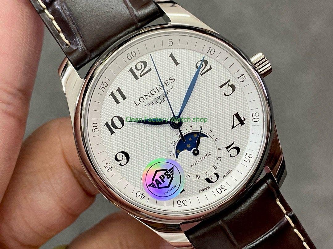APS Factory Longines Master Collection Moonphase L2.909.4.78.3 Silver Dial (4) APS Factory Longines Master Collection Moonphase L2.909.4.78.3 Silver Dial (4)
