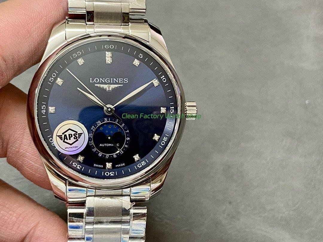APS Factory Longines Master Collection Moonphase L29194976 Blue Dial 1 APS Factory Longines Master Collection Moonphase L29194976 Blue Dial 1 Clean Factory Watch