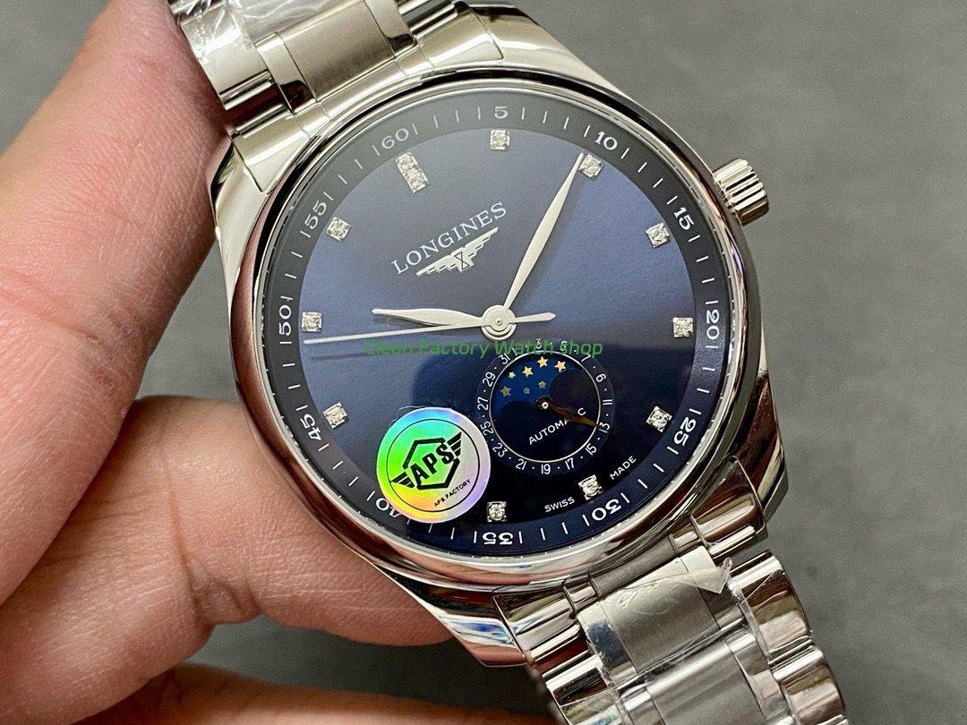 APS Factory Longines Master Collection Moonphase L29194976 Blue Dial (4) APS Factory Longines Master Collection Moonphase L29194976 Blue Dial (4)