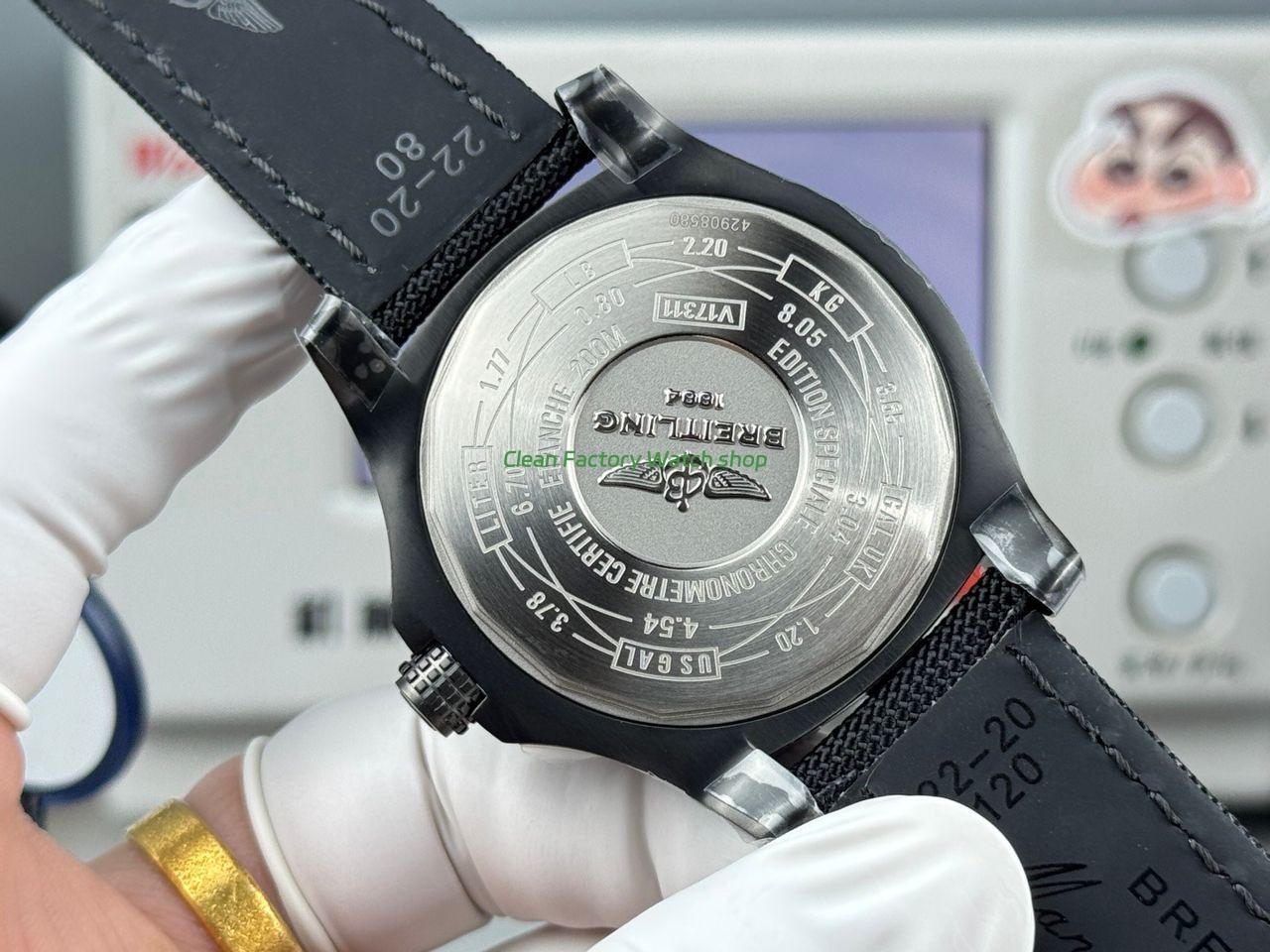 GF Factory Breitling Avenger Blackbird V17311101B1W1 44mm Titanium Military Canvas Strap Black Dial (6) GF Factory Breitling Avenger Blackbird V17311101B1W1 44mm Titanium Military Canvas Strap Black Dial (6)