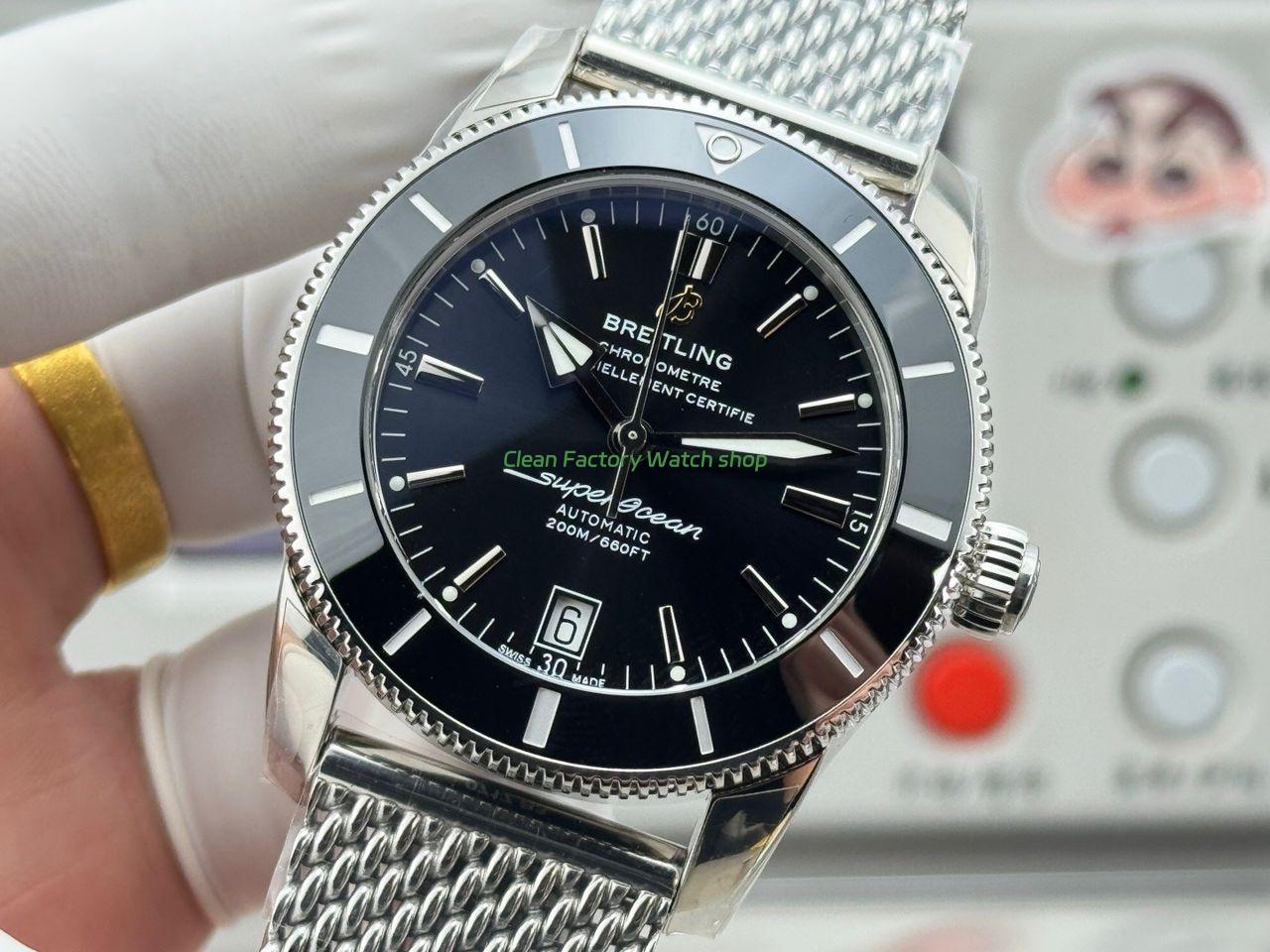 GF Factory Breitling Superocean Heritage B20 AB2010121B1A1 42mm Steel Black Dial (1) GF Factory Breitling Superocean Heritage B20 AB2010121B1A1 42mm Steel Black Dial (1)
