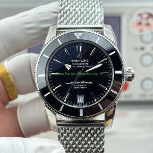 GF Factory Breitling Superocean Heritage B20 AB2010121B1A1 42mm Steel Black Dial 9 Clean Factory Watch