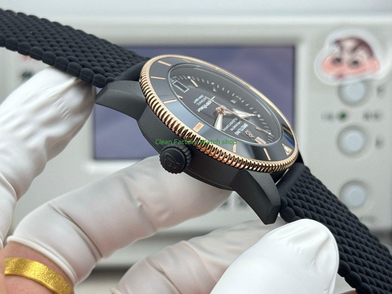 GF Factory Breitling Superocean Heritage B20 UB2010121B1S1 42mm Steel Rubber Strap Black Dial (6) GF Factory Breitling Superocean Heritage B20 UB2010121B1S1 42mm Steel Rubber Strap Black Dial (6)