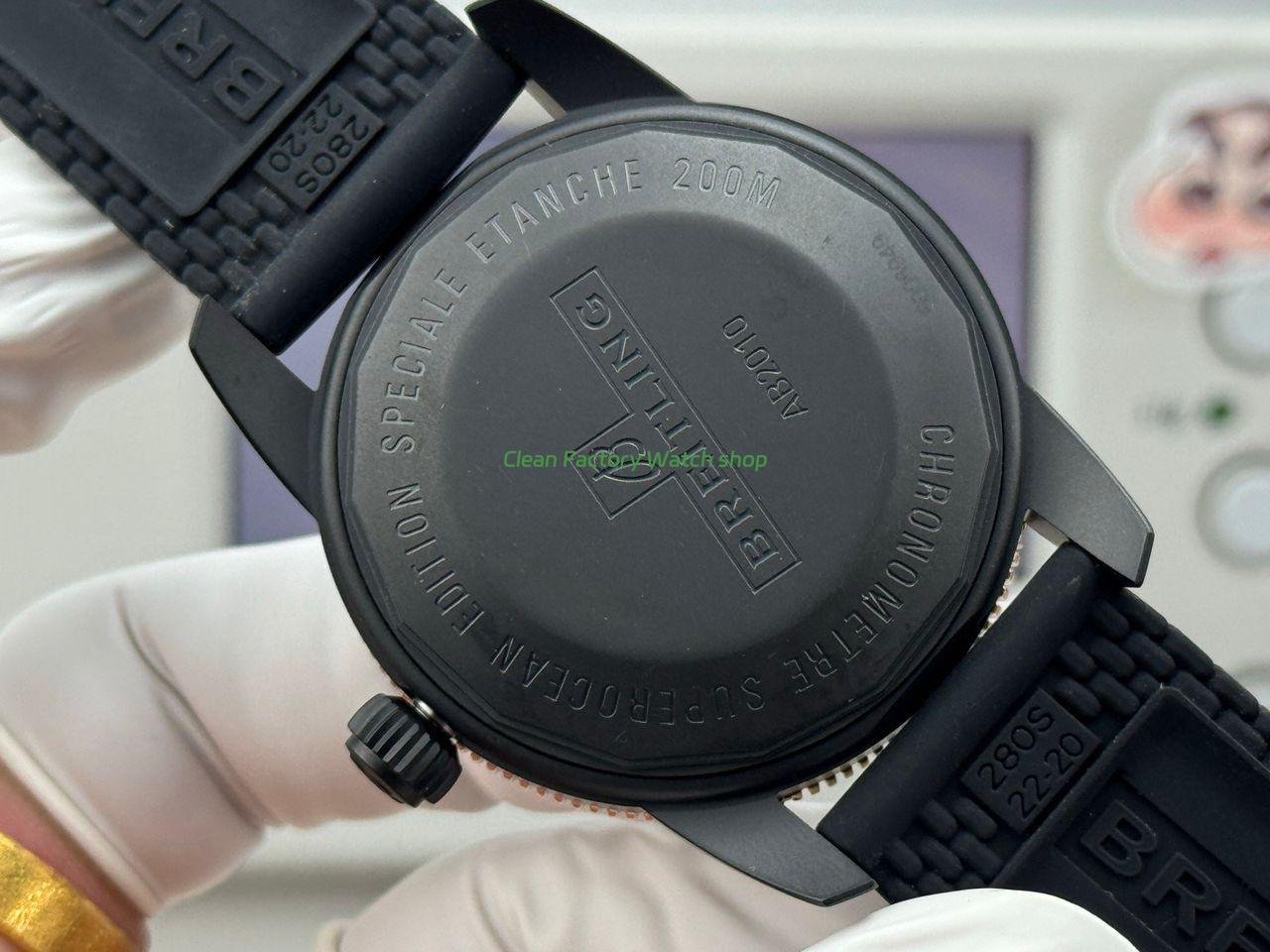 GF Factory Breitling Superocean Heritage B20 UB2010121B1S1 42mm Steel Rubber Strap Black Dial (8) GF Factory Breitling Superocean Heritage B20 UB2010121B1S1 42mm Steel Rubber Strap Black Dial (8)