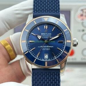 GF Factory Breitling Superocean Heritage B20 UB2010161C1A1 42mm Rubber Strap Gold Steel Blue Dial