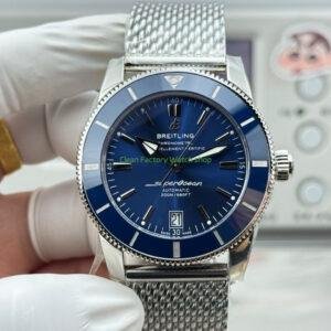 GF Factory Breitling Superocean Heritage ll AB2010 42mm Steel Blue Dial 7 Clean Factory Watch