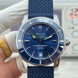 GF Factory Breitling Superocean Heritage ll AB2010 42mm Steel Rubber Strap Blue Dial 9 Clean Factory Watch