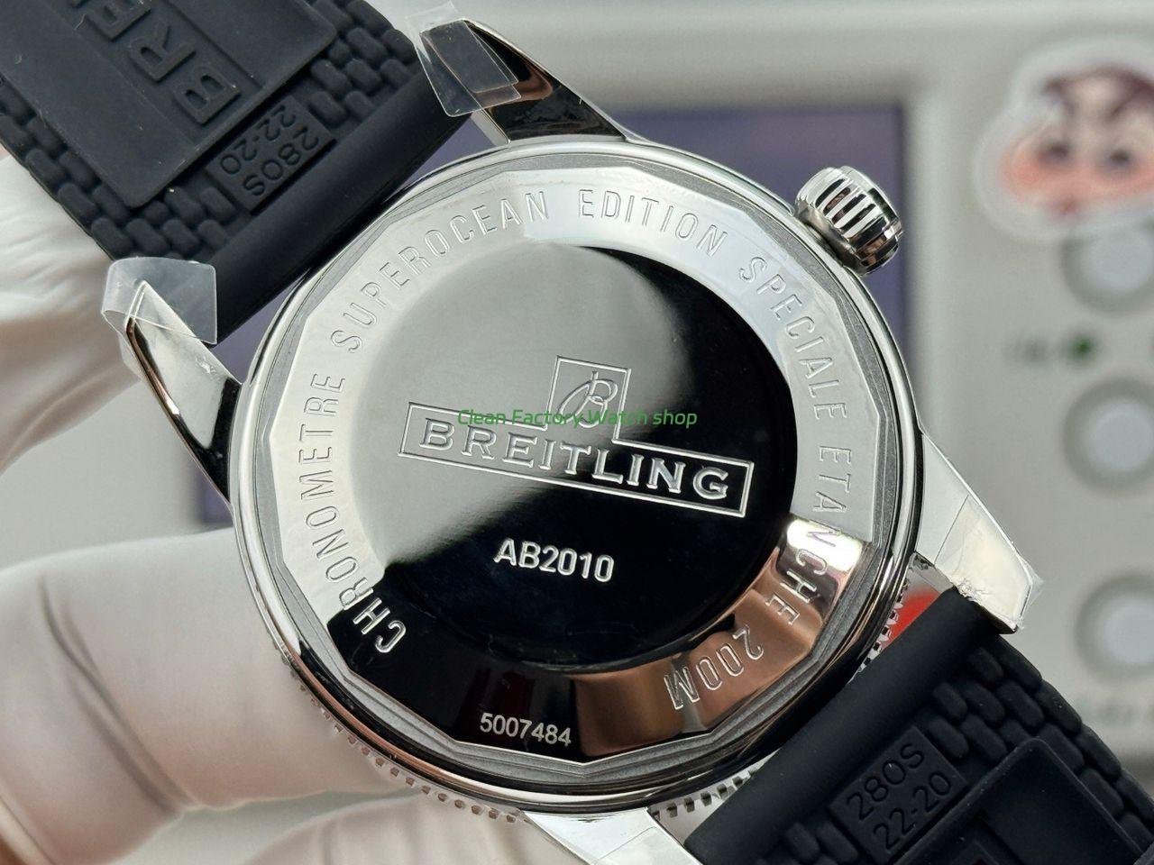 GF Factory Breitling Superocean Heritage ll AB201012.G827154A 42mm Steel Rubber Strap White Dial (1) GF Factory Breitling Superocean Heritage ll AB201012.G827154A 42mm Steel Rubber Strap White Dial (1)