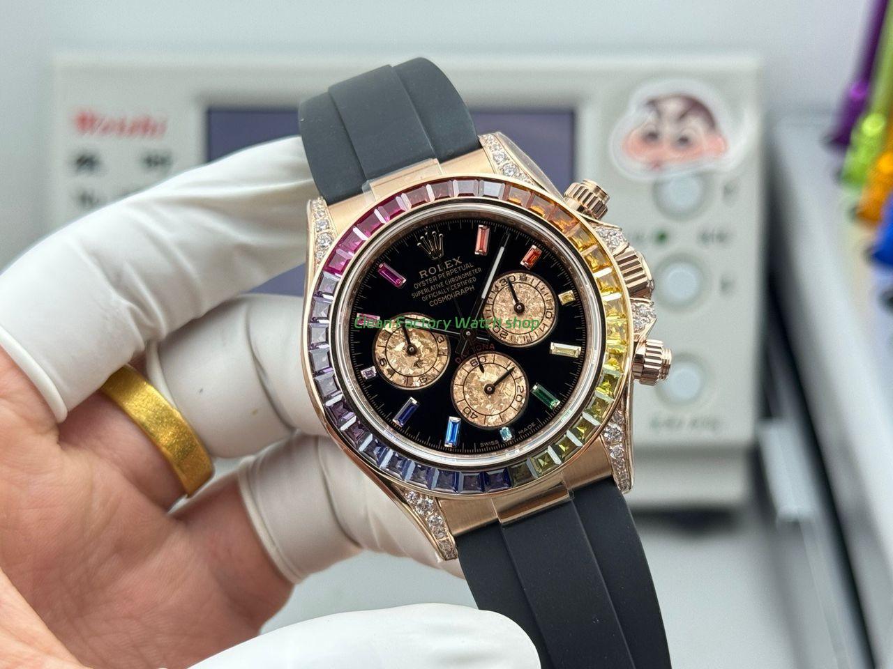 N Factory Counterweight Rolex Daytona 116595RBOW 6 Clean Factory Watch
