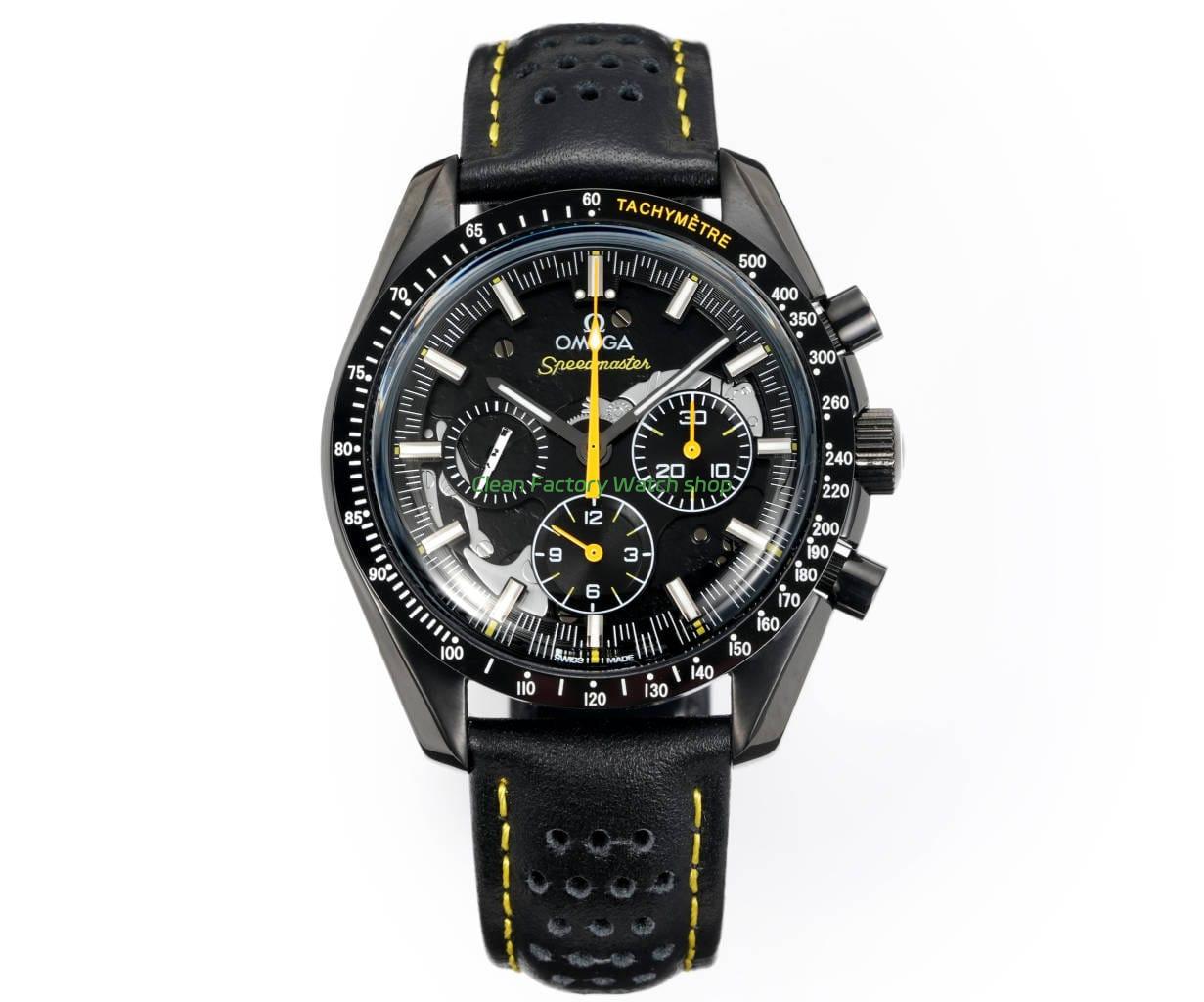 TW Factory Omega Speedmaster Dark Side Of The Moon Apollo 8 5 Clean Factory Watch