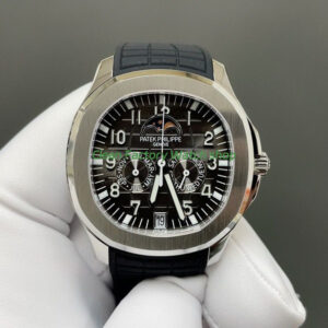 3K Factory Patek Philippe Aquanaut 5261 40mm Steel Black Rubber Strap Black Dial