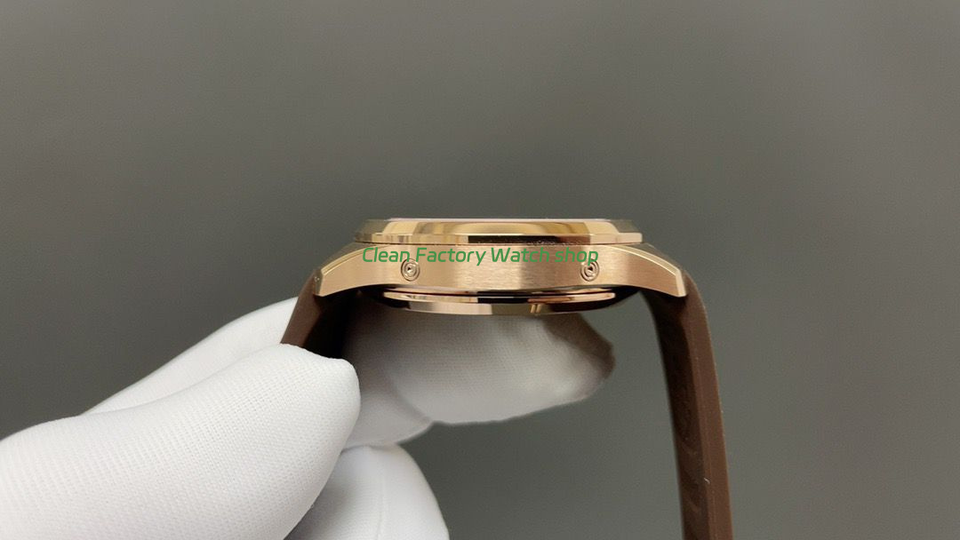 3K Factory Patek Philippe Aquanaut 5261R 40mm Rose Gold Brown Rubber Strap Brown Dial (4) 3K Factory Patek Philippe Aquanaut 5261R 40mm Rose Gold Brown Rubber Strap Brown Dial (4)
