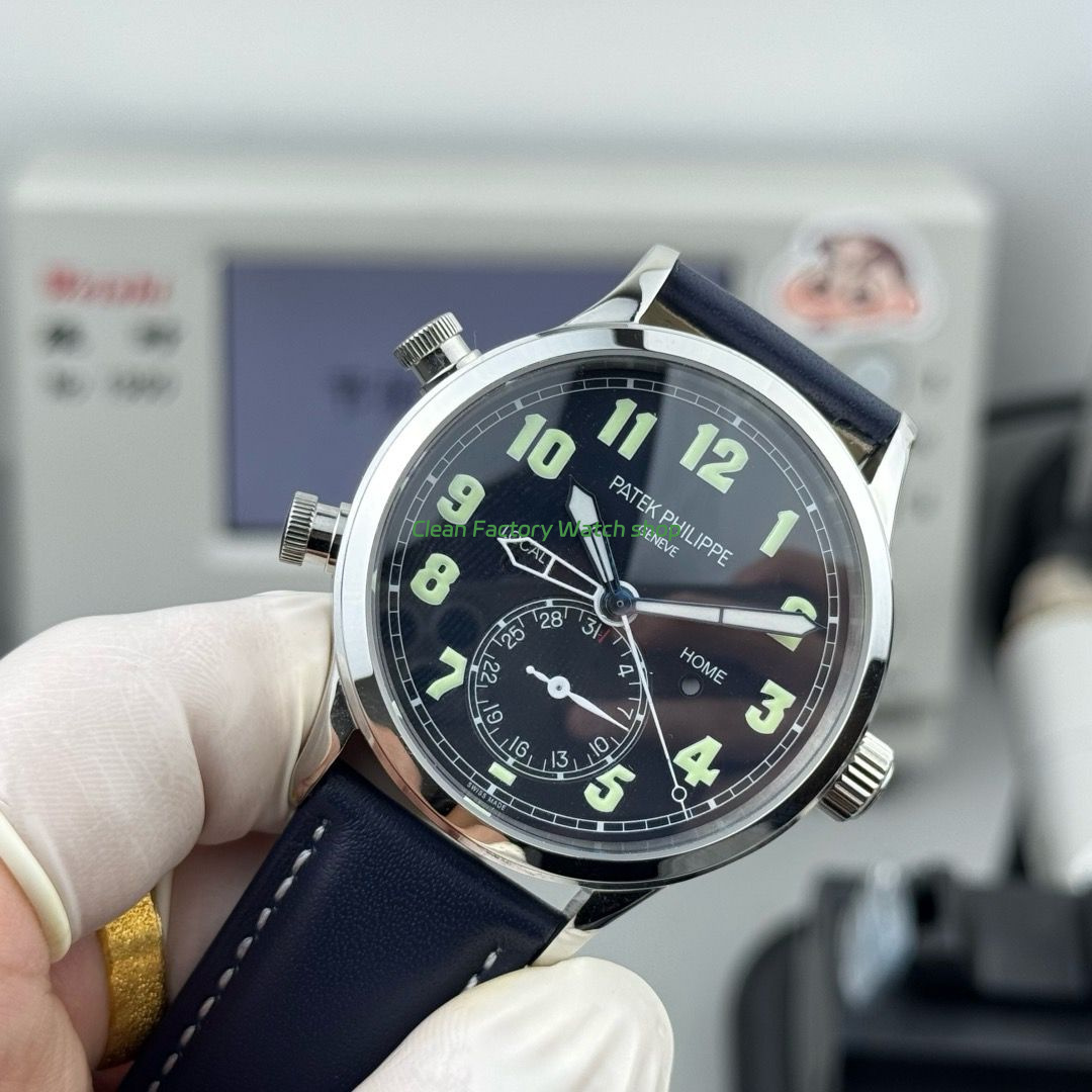 3K Factory Patek Philippe Calatrava Pilot Travel Time 5524G-001 White Gold Blue Dial (2) 3K Factory Patek Philippe Calatrava Pilot Travel Time 5524G-001 White Gold Blue Dial (2)