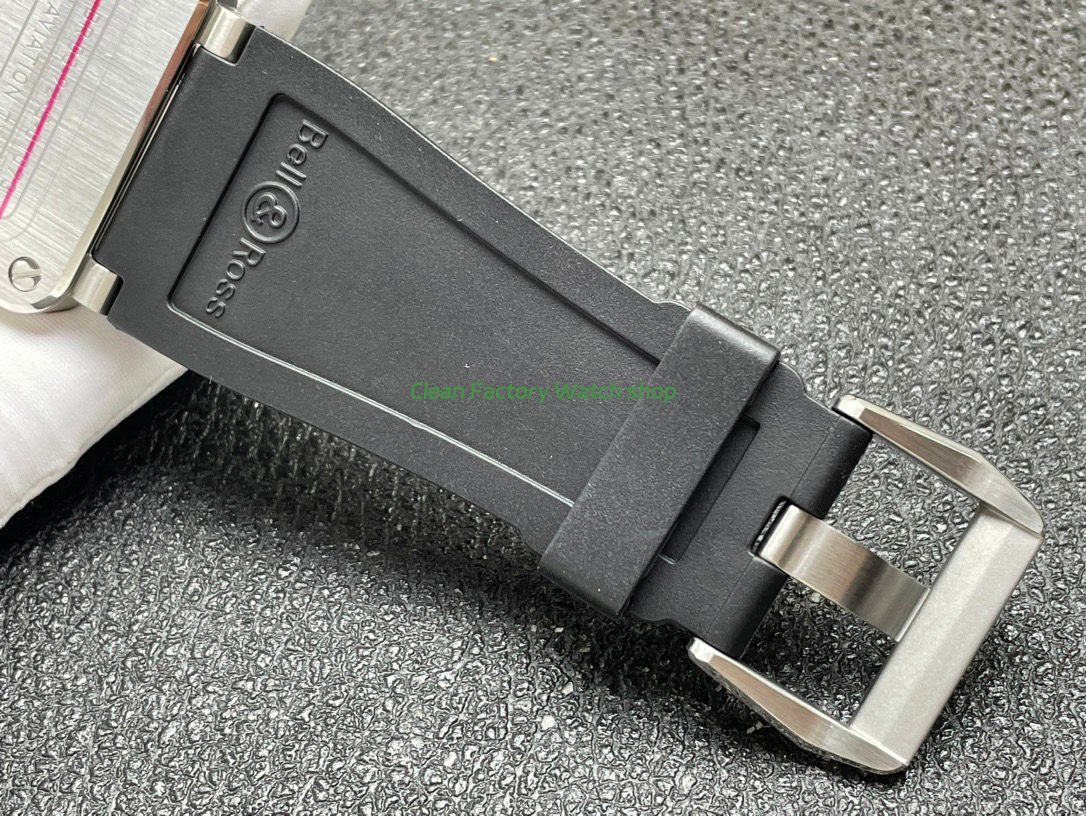 BRF Factory Bell & Ross BR 03 42mm Steel Rubber Strap Black Dial (1) BRF Factory Bell & Ross BR 03 42mm Steel Rubber Strap Black Dial (1)