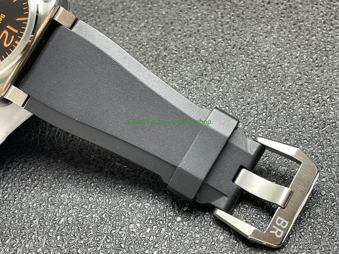 BRF Factory Bell & Ross BR 03 42mm Steel Rubber Strap Black Dial (2) BRF Factory Bell & Ross BR 03 42mm Steel Rubber Strap Black Dial (2)