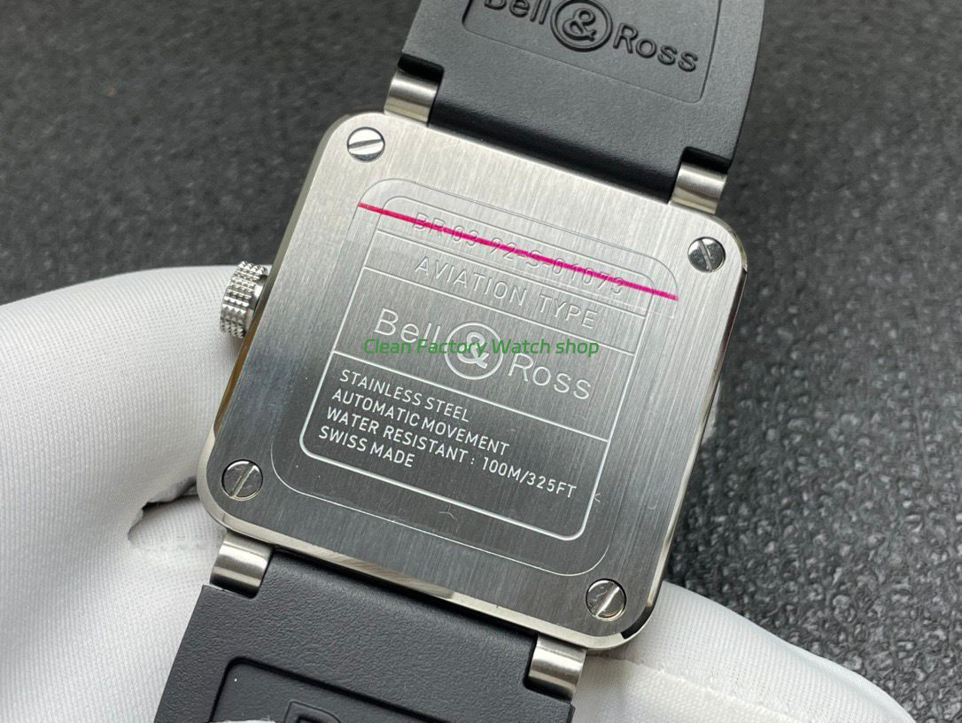 BRF Factory Bell & Ross BR 03 42mm Steel Rubber Strap Black Dial (6) BRF Factory Bell & Ross BR 03 42mm Steel Rubber Strap Black Dial (6)