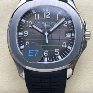 E7 Factory Patek Philippe Aquanaut 40mm 5167A-001 Black Rubber Strap Black Dial 20 E7 Factory Patek Philippe Aquanaut 40mm 5167A 001 Black Rubber Strap Black Dial 1 Clean Factory Watch