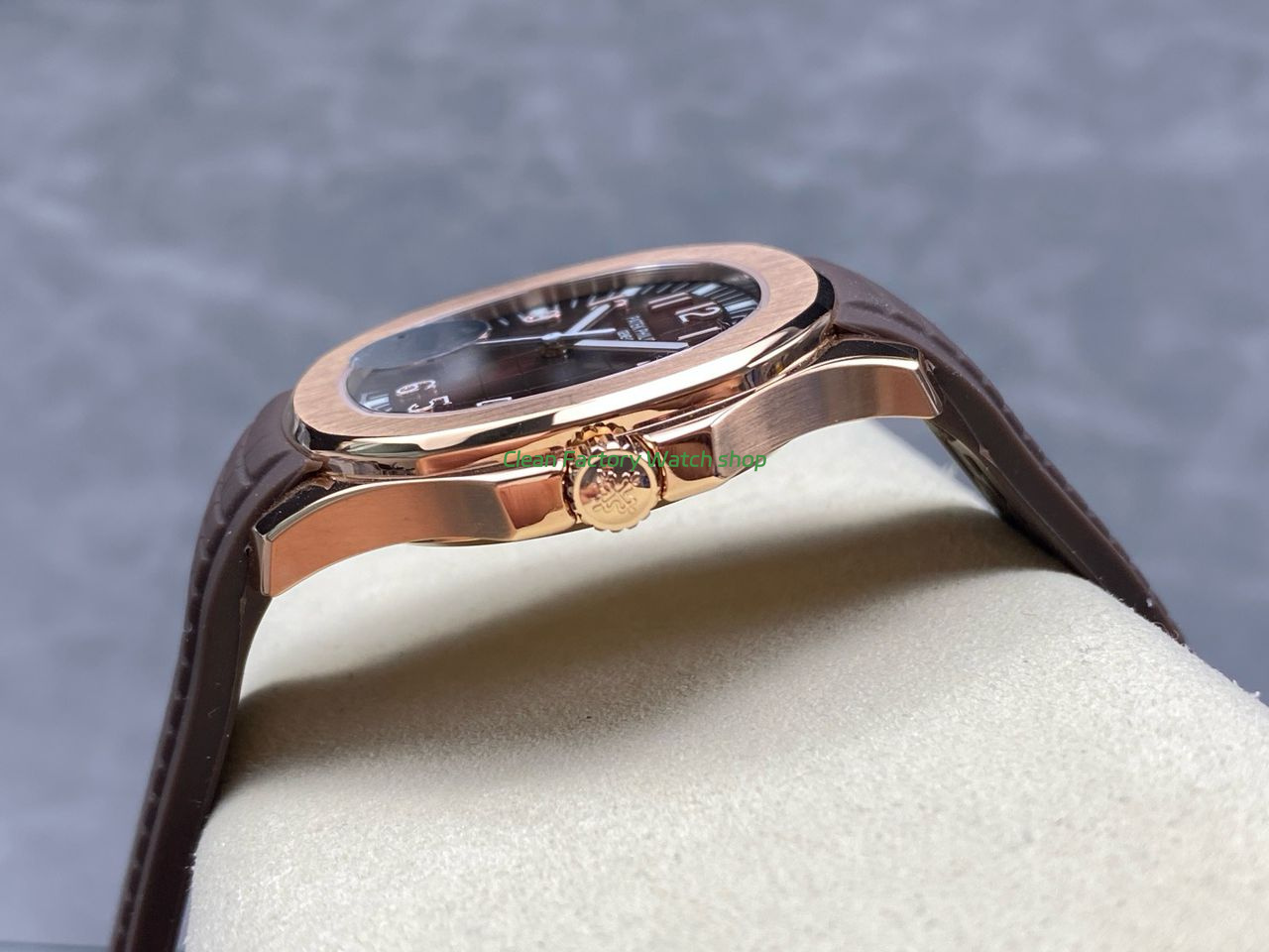 E7 Factory Patek Philippe Aquanaut 40mm 5167R-001 Rose Gold Rubber Strap Brown Dial (5) E7 Factory Patek Philippe Aquanaut 40mm 5167R-001 Rose Gold Rubber Strap Brown Dial (5)