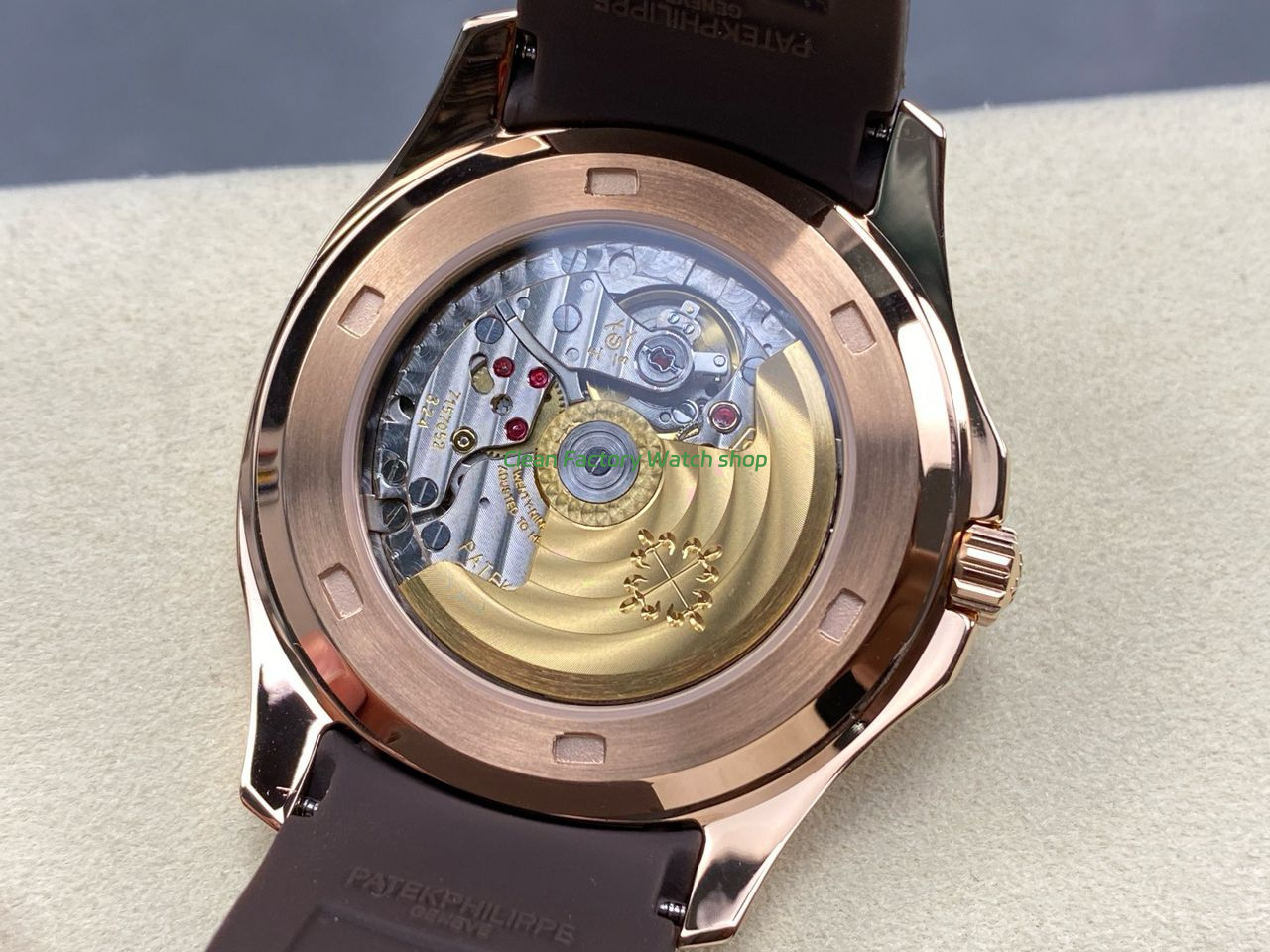 E7 Factory Patek Philippe Aquanaut 40mm 5167R-001 Rose Gold Rubber Strap Brown Dial (8) E7 Factory Patek Philippe Aquanaut 40mm 5167R-001 Rose Gold Rubber Strap Brown Dial (8)