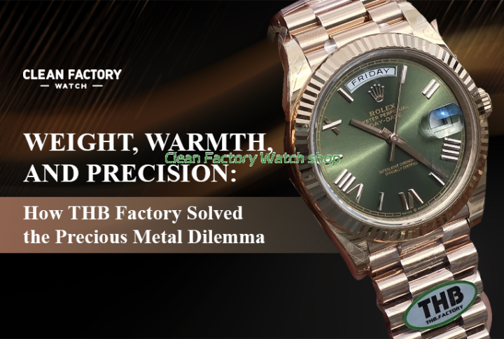Weight, Warmth, and Precision: How THB Factory Solved the Precious Metal Dilemma