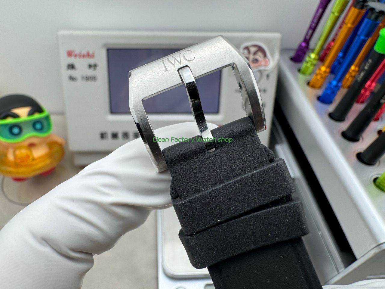 JP Factory IWC Pilot Chronograph IW388305 41mm Rubber Strap Arabic Numerals Black Dial (5) JP Factory IWC Pilot Chronograph IW388305 41mm Rubber Strap Arabic Numerals Black Dial (5)