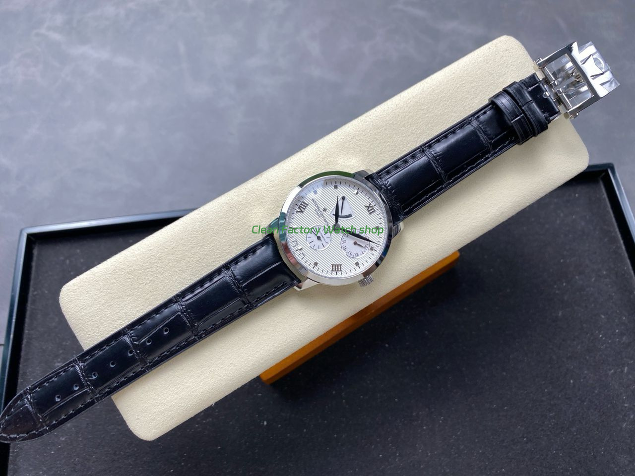 KM Factory Vacheron Constantin Patrimony 47200000G-9019 White Gold White Dial (1) KM Factory Vacheron Constantin Patrimony 47200000G-9019 White Gold White Dial (1)