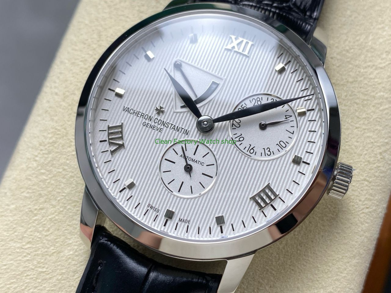 KM Factory Vacheron Constantin Patrimony 47200000G-9019 White Gold White Dial (10) KM Factory Vacheron Constantin Patrimony 47200000G-9019 White Gold White Dial (10)