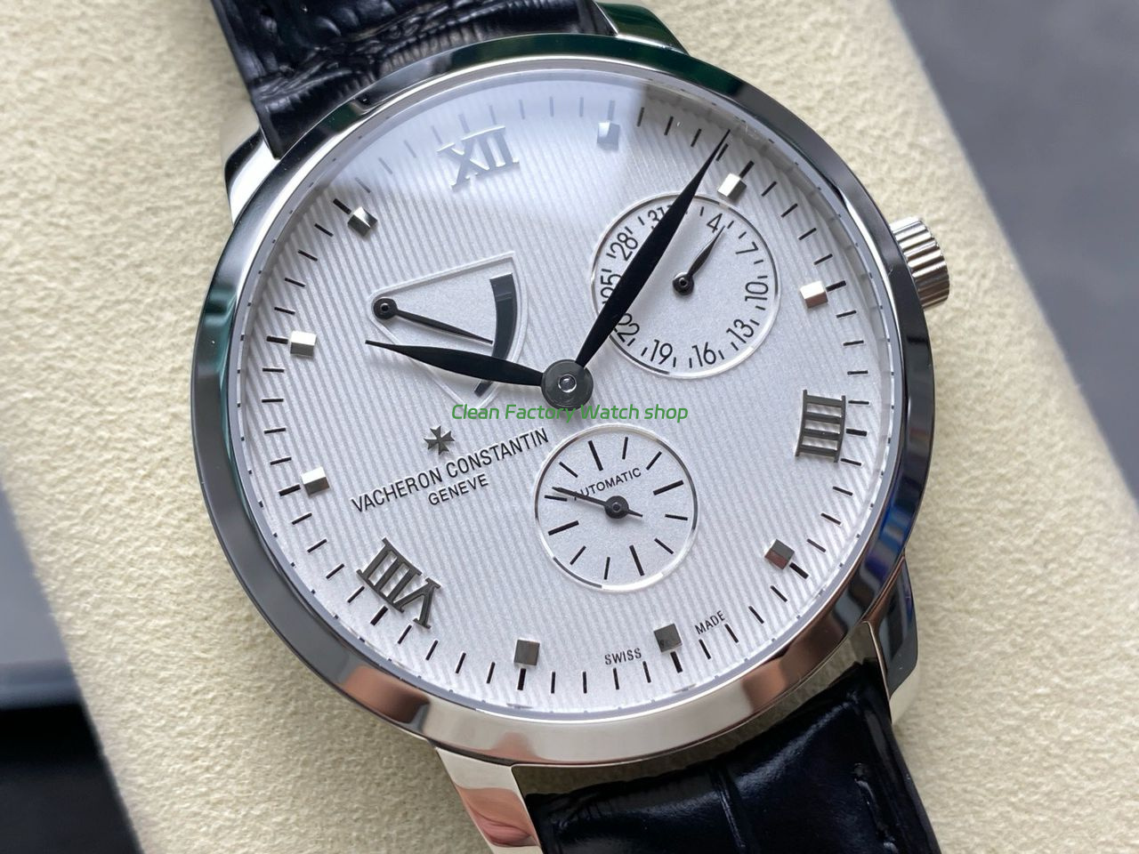 KM Factory Vacheron Constantin Patrimony 47200000G-9019 White Gold White Dial (11) KM Factory Vacheron Constantin Patrimony 47200000G-9019 White Gold White Dial (11)