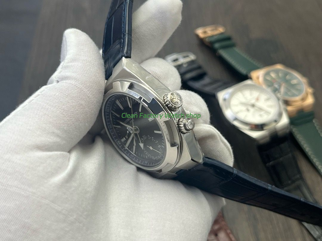 MKF Factory Vacheron Constantin Overseas Dual Time 7900V-110A-B334 Leather Strap Blue Dial (3) MKF Factory Vacheron Constantin Overseas Dual Time 7900V-110A-B334 Leather Strap Blue Dial (3)