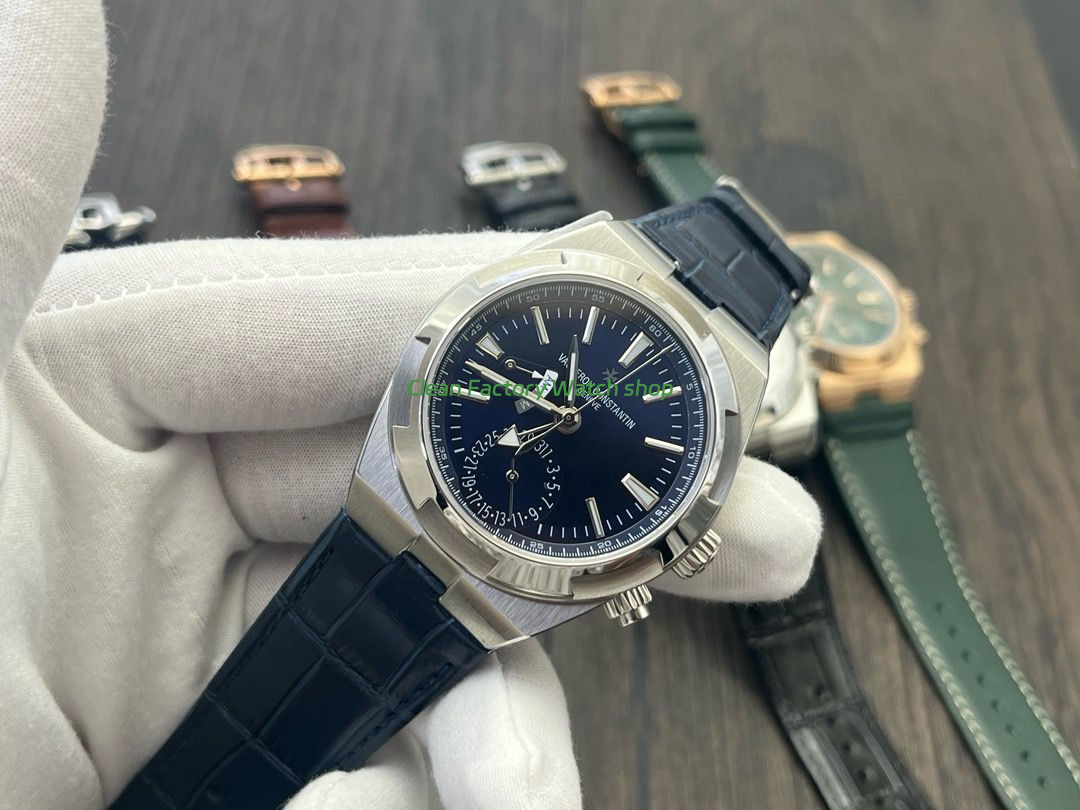 MKF Factory Vacheron Constantin Overseas Dual Time 7900V-110A-B334 Leather Strap Blue Dial (6) MKF Factory Vacheron Constantin Overseas Dual Time 7900V-110A-B334 Leather Strap Blue Dial (6)