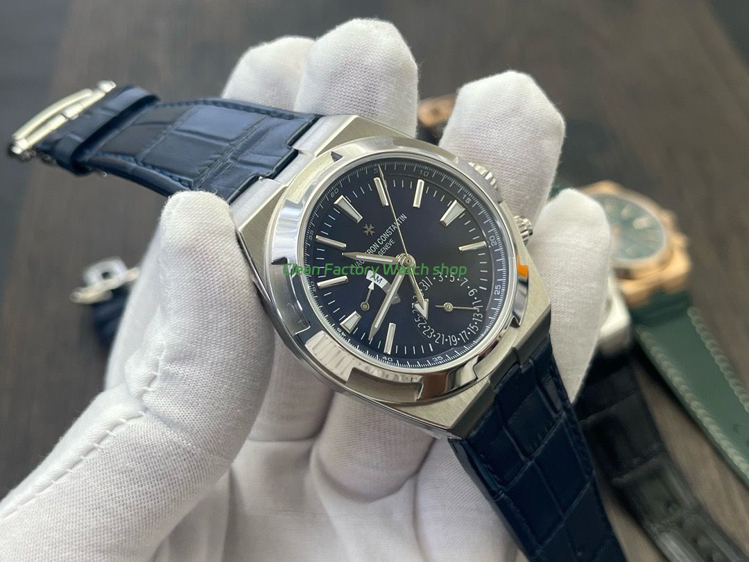 MKF Factory Vacheron Constantin Overseas Dual Time 7900V-110A-B334 Leather Strap Blue Dial (8) MKF Factory Vacheron Constantin Overseas Dual Time 7900V-110A-B334 Leather Strap Blue Dial (8)