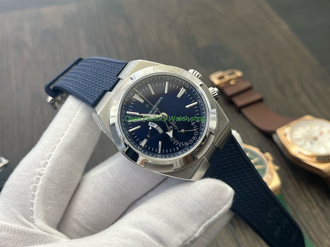 MKF Factory Vacheron Constantin Overseas Dual Time 7900V-110A-B334 Rubber Strap Blue Dial (2) MKF Factory Vacheron Constantin Overseas Dual Time 7900V-110A-B334 Rubber Strap Blue Dial (2)