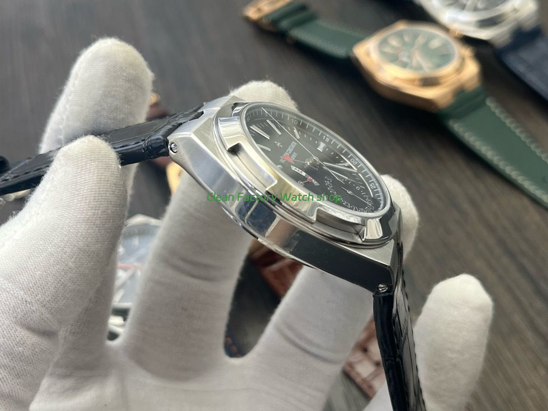 MKF Factory Vacheron Constantin Overseas Dual Time 7900V-110A-B546 Leather Strap Black Dial (4) MKF Factory Vacheron Constantin Overseas Dual Time 7900V-110A-B546 Leather Strap Black Dial (4)