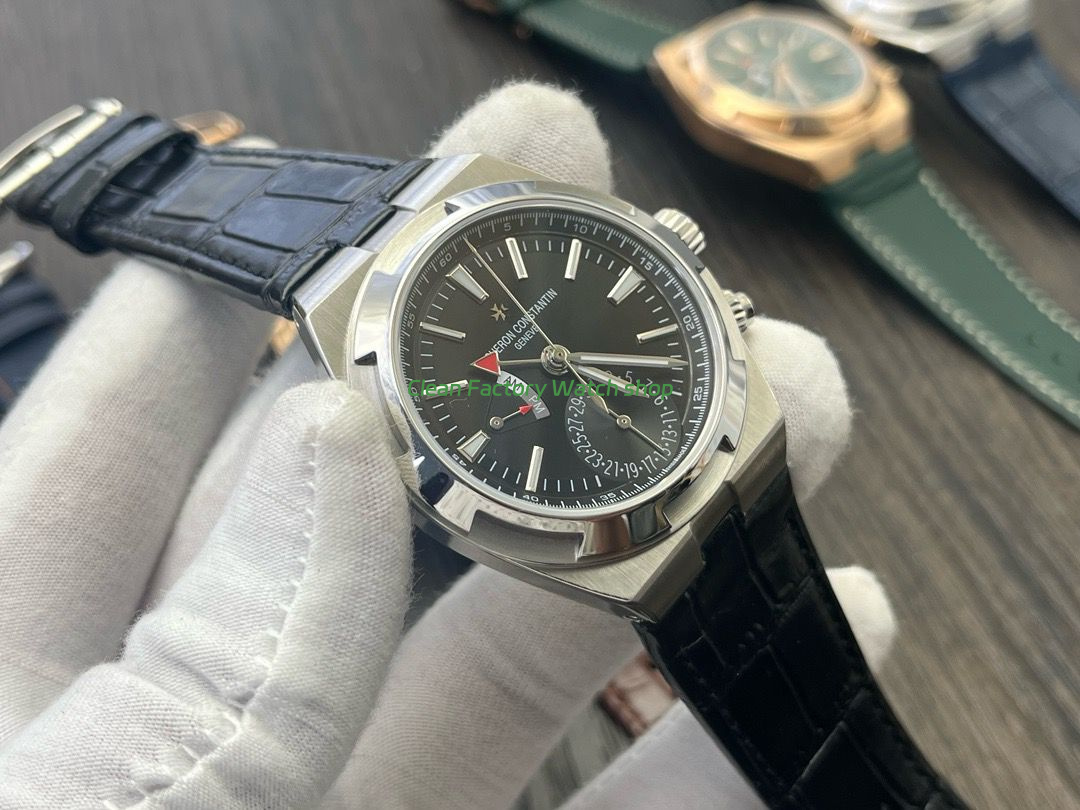 MKF Factory Vacheron Constantin Overseas Dual Time 7900V-110A-B546 Leather Strap Black Dial (8) MKF Factory Vacheron Constantin Overseas Dual Time 7900V-110A-B546 Leather Strap Black Dial (8)