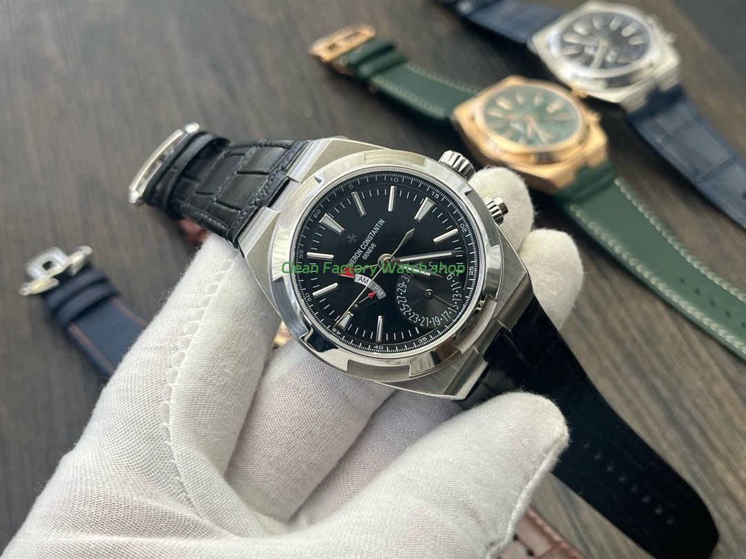 MKF Factory Vacheron Constantin Overseas Dual Time 7900V-110A-B546 Leather Strap Black Dial (9) MKF Factory Vacheron Constantin Overseas Dual Time 7900V-110A-B546 Leather Strap Black Dial (9)