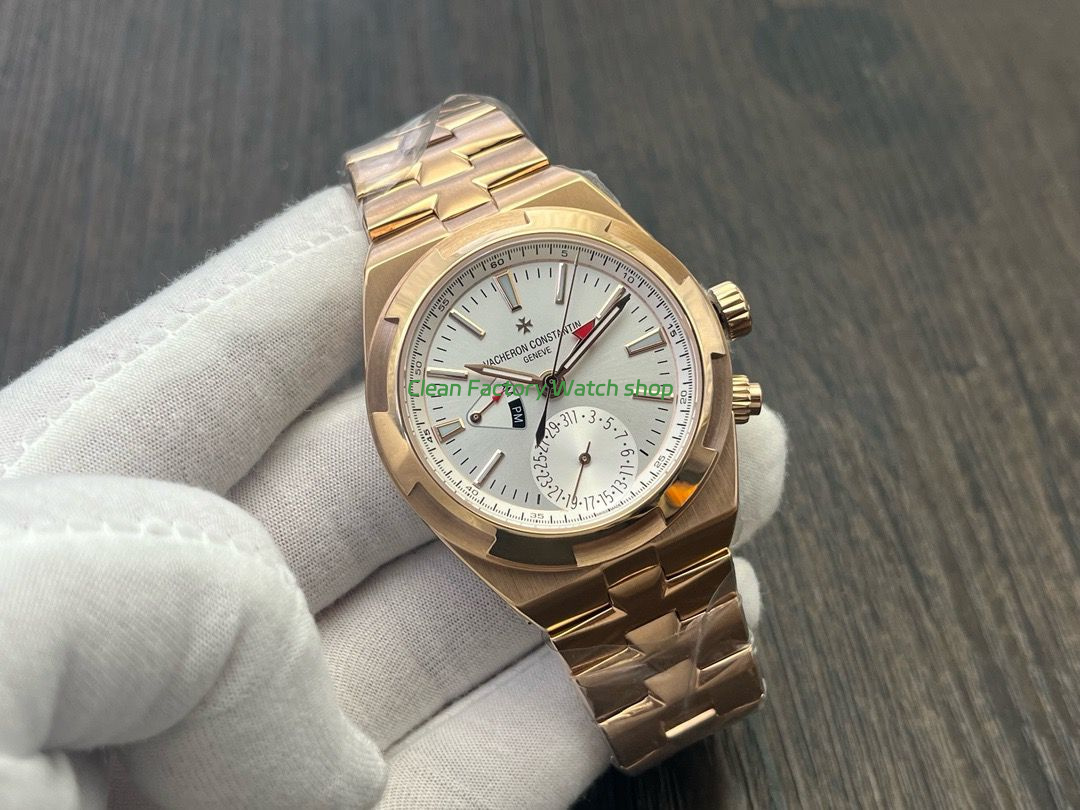 MKF Factory Vacheron Constantin Overseas Dual Time 7900V000R-B336 Rose Gold Silver Dial (5) MKF Factory Vacheron Constantin Overseas Dual Time 7900V000R-B336 Rose Gold Silver Dial (5)