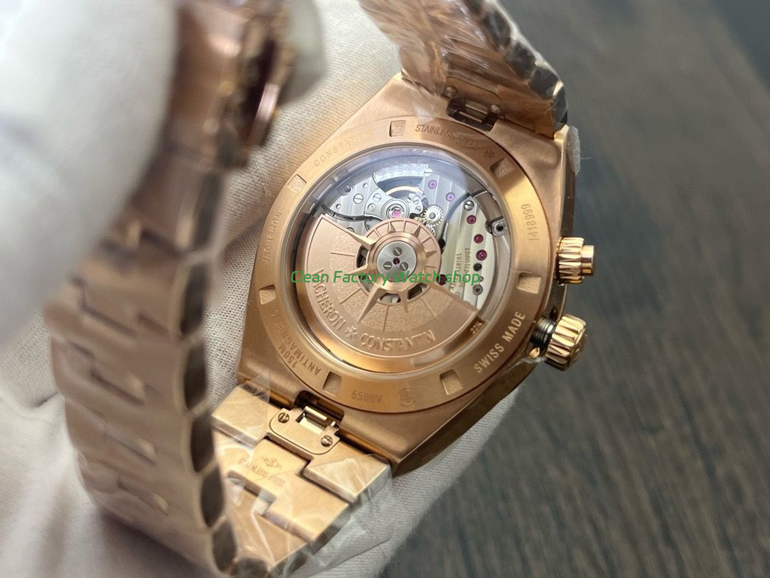 MKF Factory Vacheron Constantin Overseas Dual Time 7900V000R-B336 Rose Gold Silver Dial (8) MKF Factory Vacheron Constantin Overseas Dual Time 7900V000R-B336 Rose Gold Silver Dial (8)