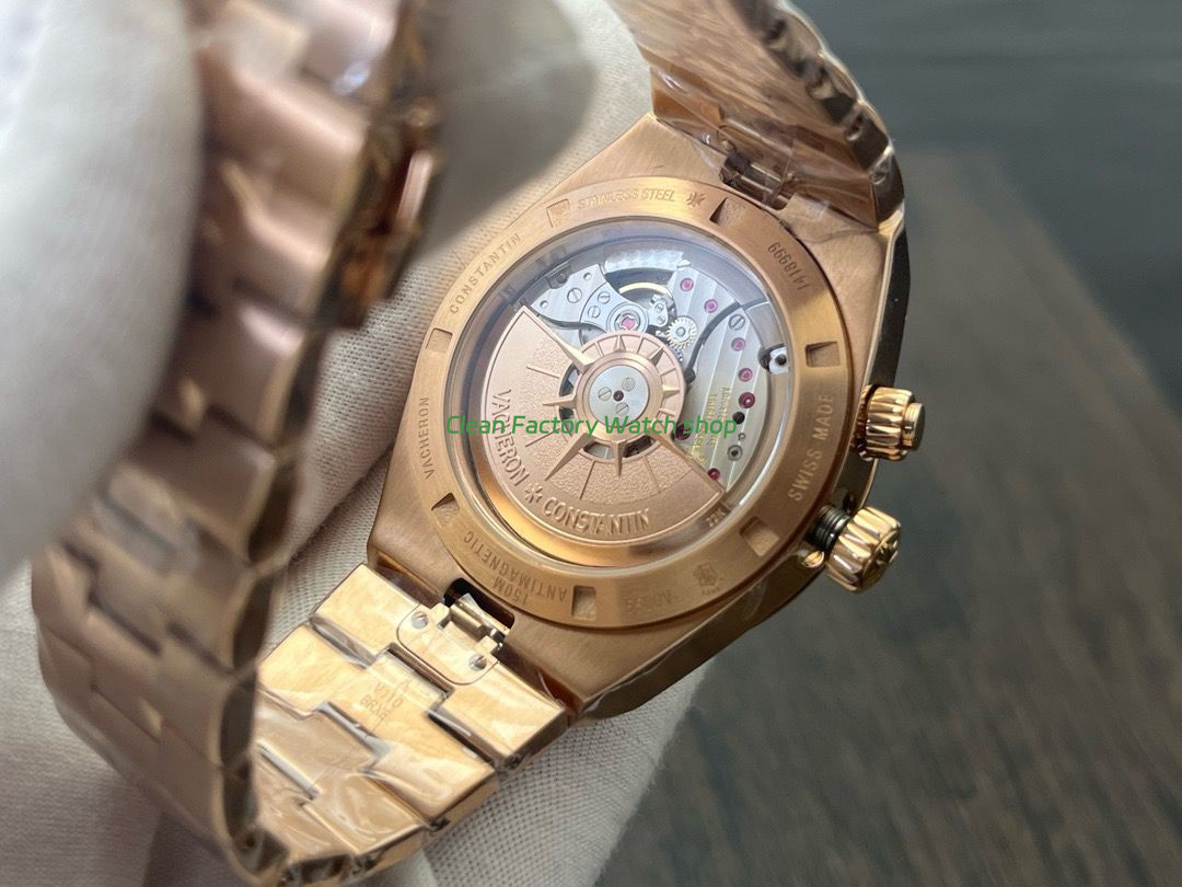 MKF Factory Vacheron Constantin Overseas Dual Time 7920V210R-B965 41mm Full Rose Gold Green Dial (3) MKF Factory Vacheron Constantin Overseas Dual Time 7920V210R-B965 41mm Full Rose Gold Green Dial (3)
