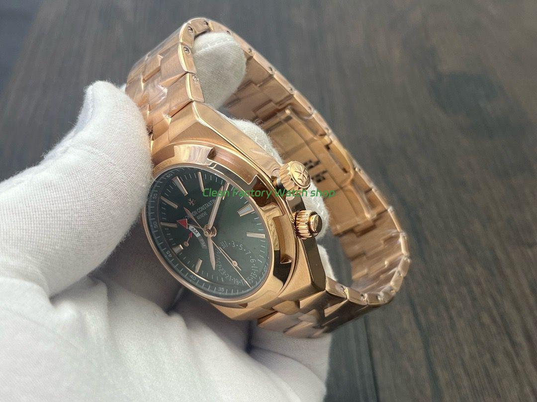 MKF Factory Vacheron Constantin Overseas Dual Time 7920V210R-B965 41mm Full Rose Gold Green Dial (4) MKF Factory Vacheron Constantin Overseas Dual Time 7920V210R-B965 41mm Full Rose Gold Green Dial (4)