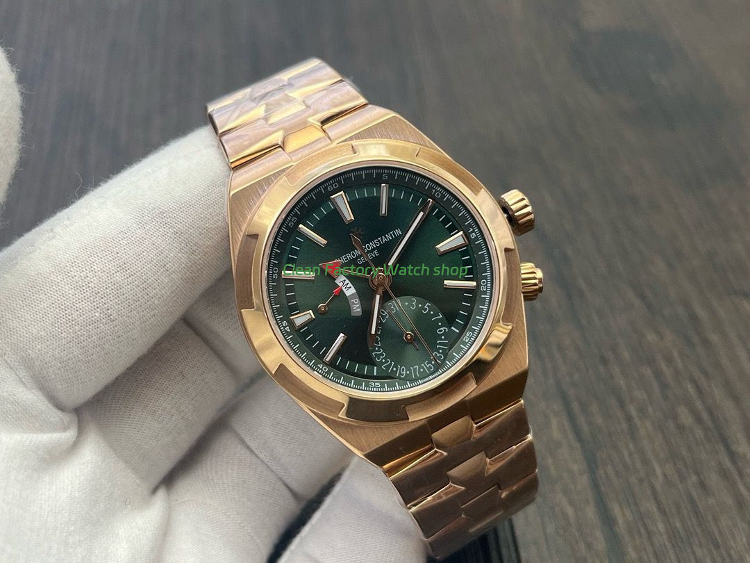 MKF Factory Vacheron Constantin Overseas Dual Time 7920V210R-B965 41mm Full Rose Gold Green Dial (5) MKF Factory Vacheron Constantin Overseas Dual Time 7920V210R-B965 41mm Full Rose Gold Green Dial (5)