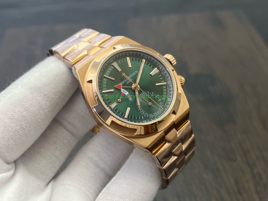 MKF Factory Vacheron Constantin Overseas Dual Time 7920V210R-B965 41mm Full Rose Gold Green Dial (6) MKF Factory Vacheron Constantin Overseas Dual Time 7920V210R-B965 41mm Full Rose Gold Green Dial (6)