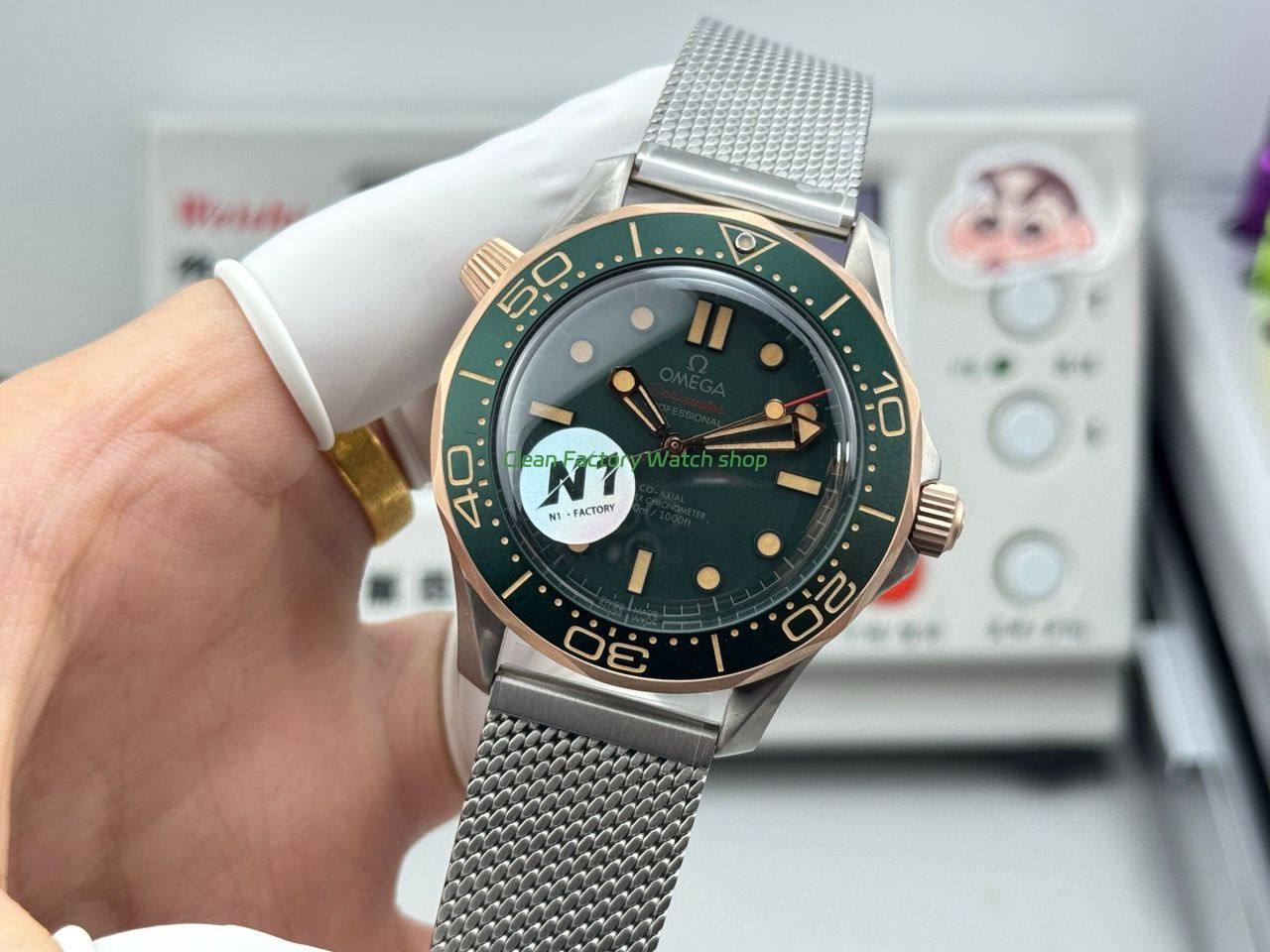 N1 Factory Omega Seamaster Diver 300M 210.90.42.20.10.001 42mm Green Dial (1) N1 Factory Omega Seamaster Diver 300M 210.90.42.20.10.001 42mm Green Dial (1)