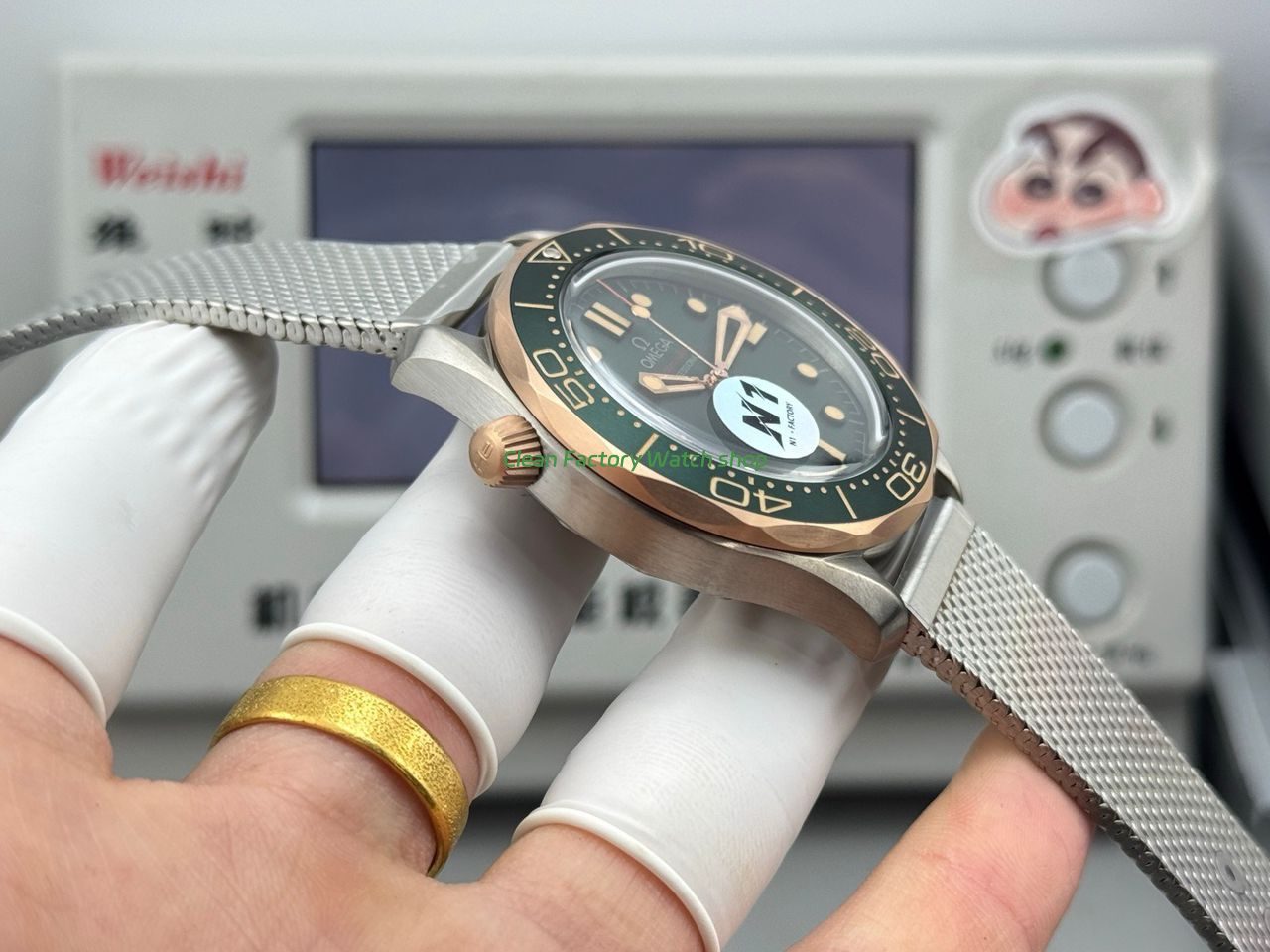 N1 Factory Omega Seamaster Diver 300M 210.90.42.20.10.001 42mm Green Dial (7) N1 Factory Omega Seamaster Diver 300M 210.90.42.20.10.001 42mm Green Dial (7)