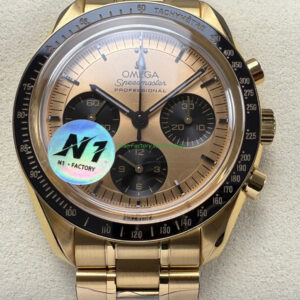N1 Factory Omega Speedmaster Professional Moonwatch 310.23.42.50.99.001 Yellow Gold Pink Dial 8 N1 Factory Omega Speedmaster Professional Moonwatch 310.23.42.50.99.001 Yellow Gold Pink Dial 1 Clean Factory Watch