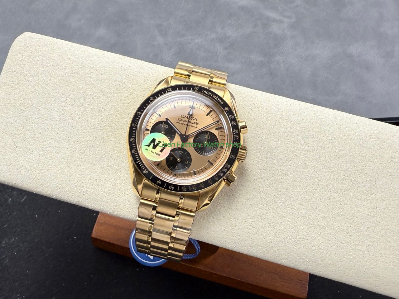 N1 Factory Omega Speedmaster Professional Moonwatch 310.23.42.50.99.001 Yellow Gold Pink Dial (10) N1 Factory Omega Speedmaster Professional Moonwatch 310.23.42.50.99.001 Yellow Gold Pink Dial (10)