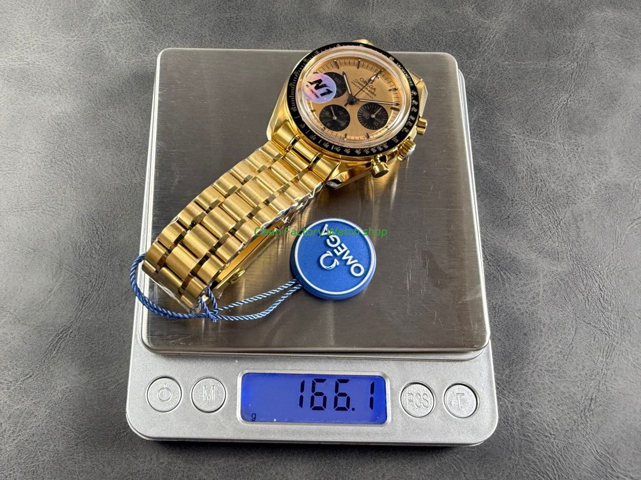 N1 Factory Omega Speedmaster Professional Moonwatch 310.23.42.50.99.001 Yellow Gold Pink Dial (3) N1 Factory Omega Speedmaster Professional Moonwatch 310.23.42.50.99.001 Yellow Gold Pink Dial (3)