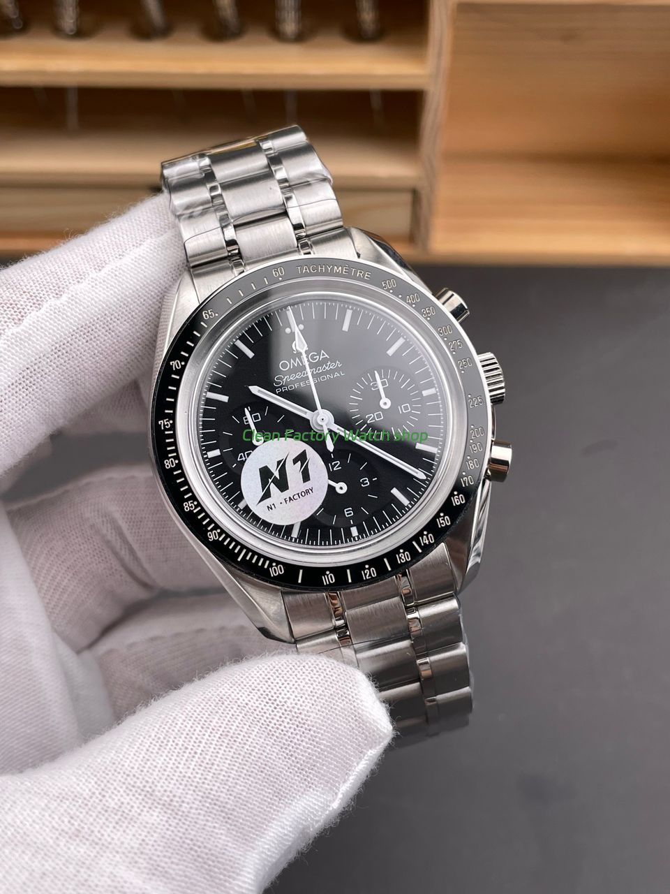 N1 Factory Omega Speedmaster Professional Moonwatch 310.30.42.50.01.002 42mm Full Steel Black (10) N1 Factory Omega Speedmaster Professional Moonwatch 310.30.42.50.01.002 42mm Full Steel Black (10)